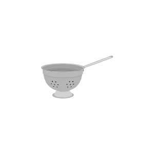 Miniatures Colander with Long Handle Stainless Steel 120x90mm