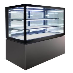 Square Glass Display 3 Tier