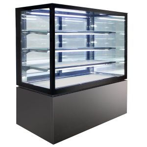 Square Glass Display 4 Tier