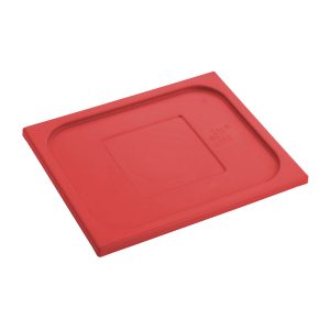 Gastronorm Lid Polypropylene 1/1 Size Red 530x315x25mm