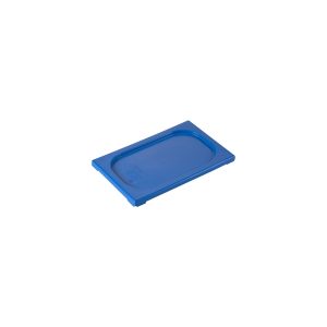 Gastronorm Lid Polypropylene 1/4 Size Blue 265x162x20mm