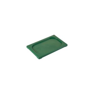 Gastronorm Lid Polypropylene 1/4 Size Green 265x162x20mm