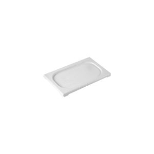 Gastronorm Lid Polypropylene 1/4 Size White 265x162x20mm