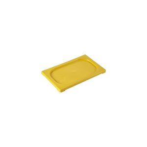Gastronorm Lid Polypropylene 1/4 Size Yellow 265x162x20mm