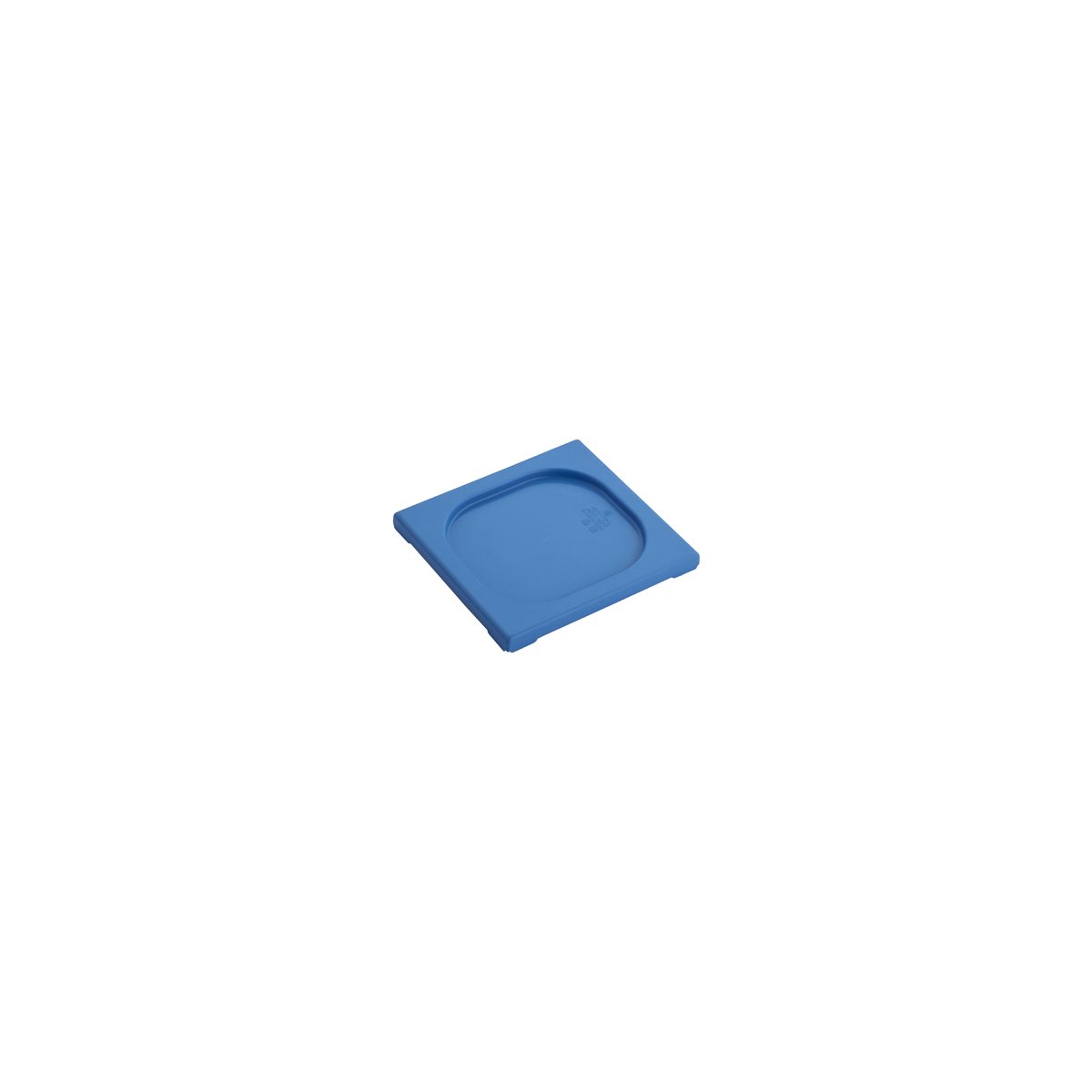 Gastronorm Lid Polypropylene 1/6 Size Blue 176x162x20mm