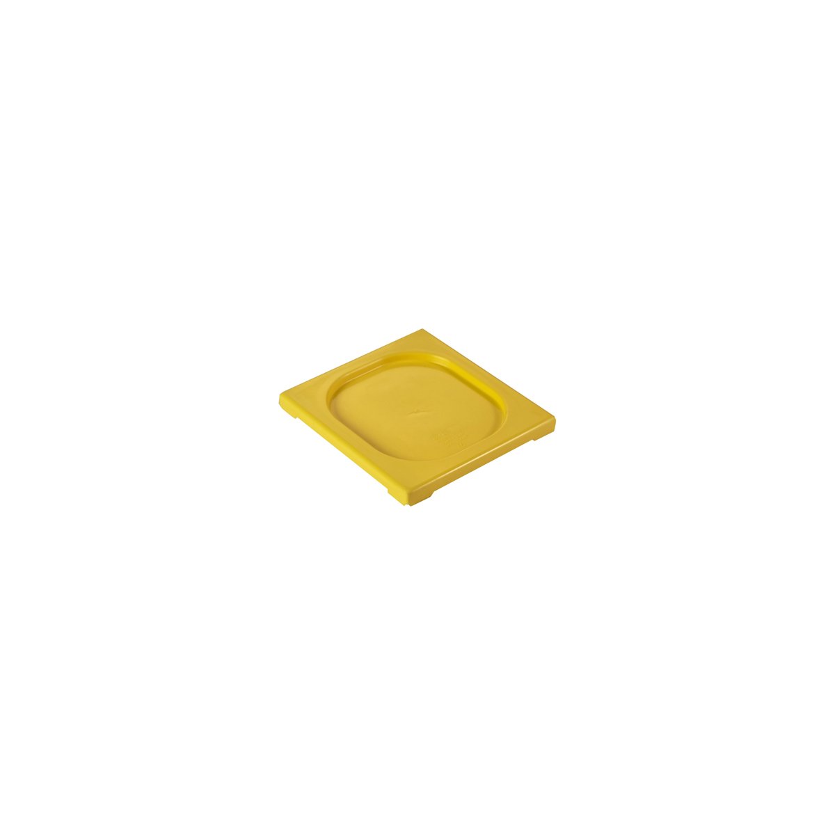 Gastronorm Lid Polypropylene 1/6 Size Yellow 176x162x20mm