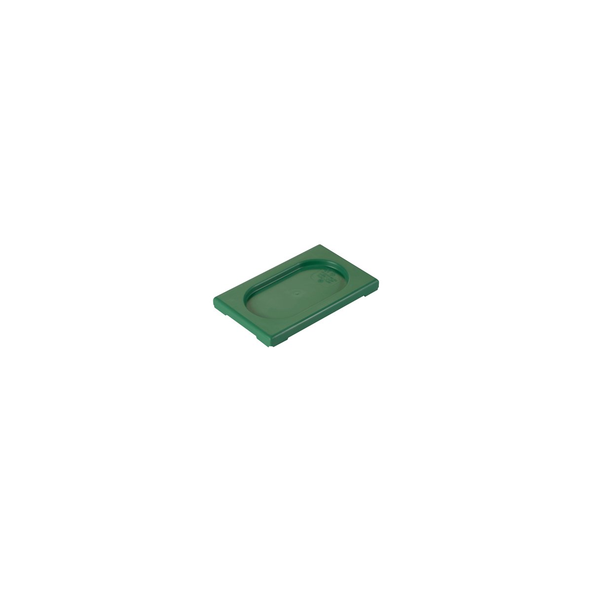 Gastronorm Lid Polypropylene 1/9 Size Green 176x108x20mm