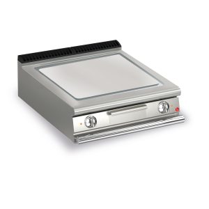 Baron 2 Burner Electric Fry Top With Smooth Chrome Plate And Thermostat Control