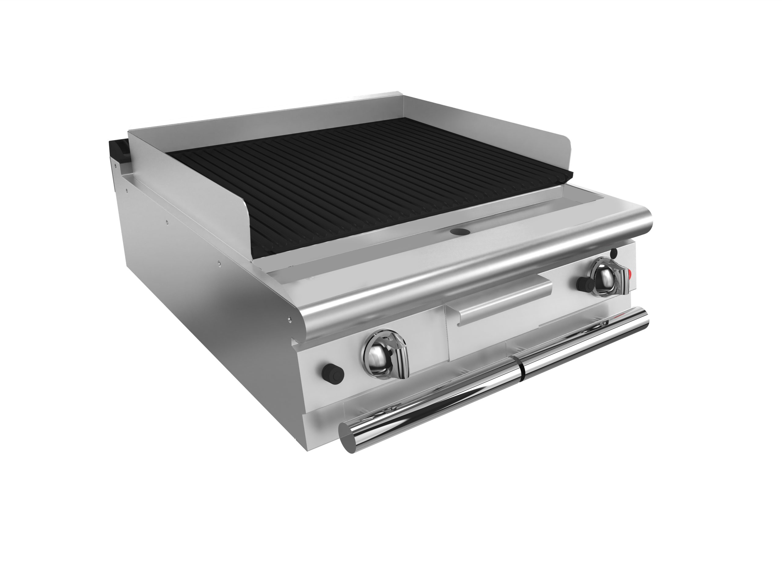 Baron 2 Burner Gas Lava Rock Chargrill