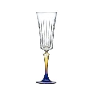 Gipsy Champagne Flute 210ml Yellow / Purple