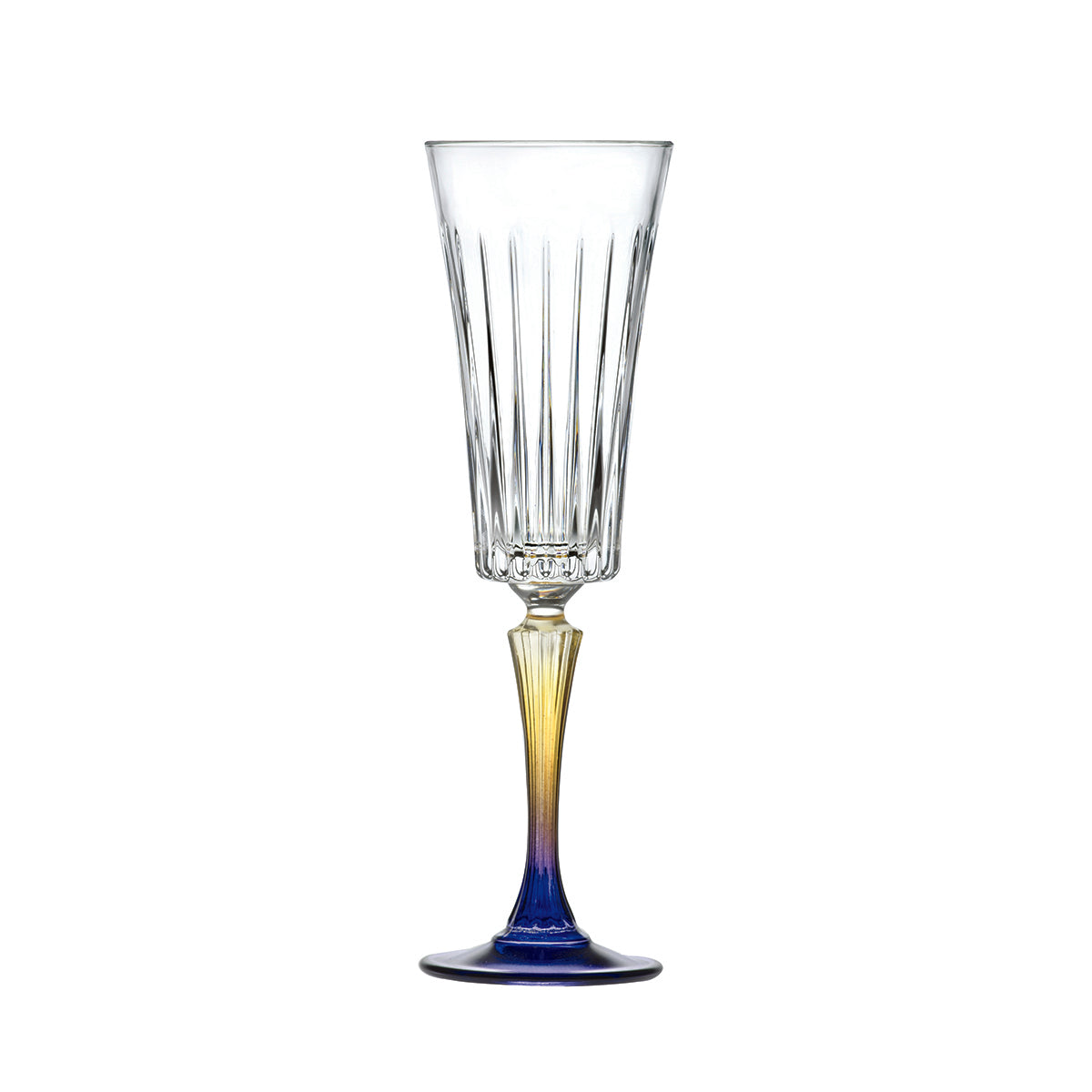 Gipsy Champagne Flute 210ml Yellow / Purple