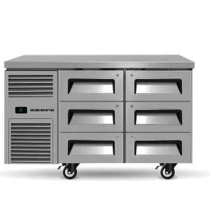 EziCore BCE1200N 2 Glass Door Display or Storage Fridge