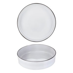 Caractere White Cumulus Salad Bowl 325mm