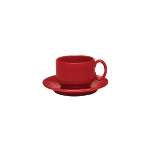 Australian Fine China Flinders Healthcare Red Stackable Ableware Cup