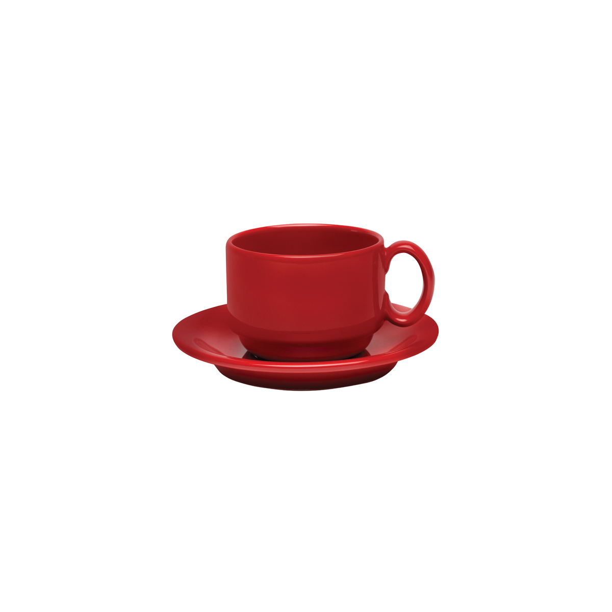 Australian Fine China Flinders Healthcare Red Stackable Ableware Cup