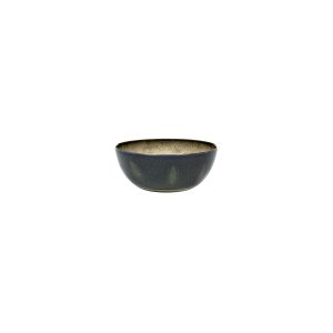 Serax Terres De Reves Misty Grey Dark Blue Exterior Round Bowl 137mm