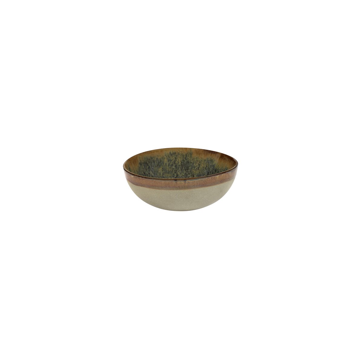 Serax Surface Indi Grey Round Bowl 130mm