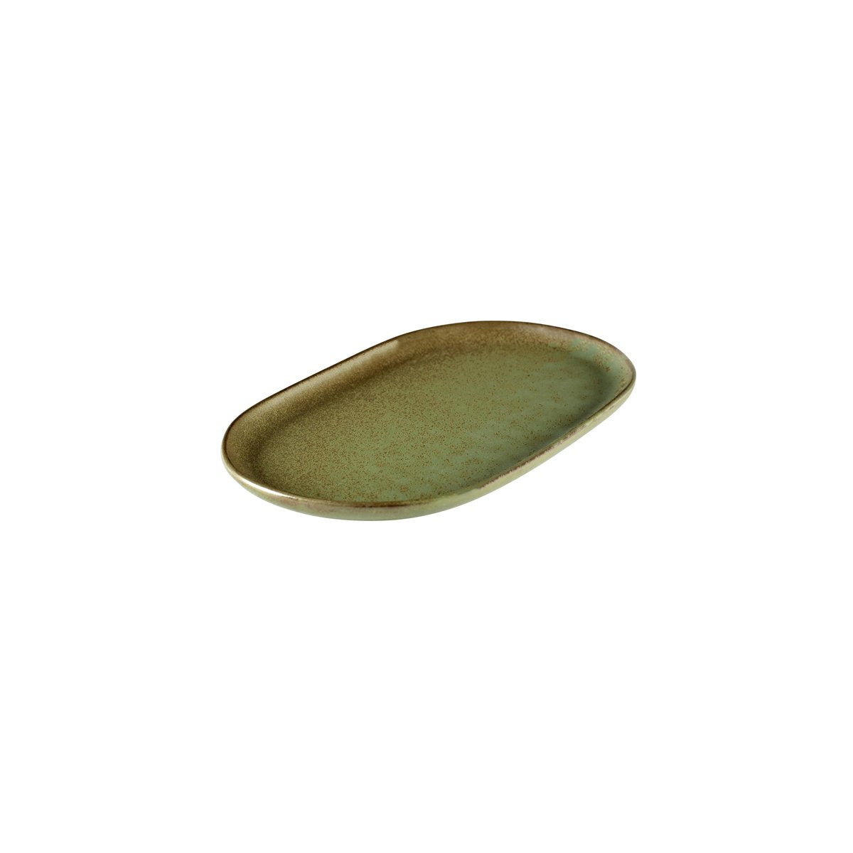 Serax Surface Camo Green Tapas Plate 150x250mm
