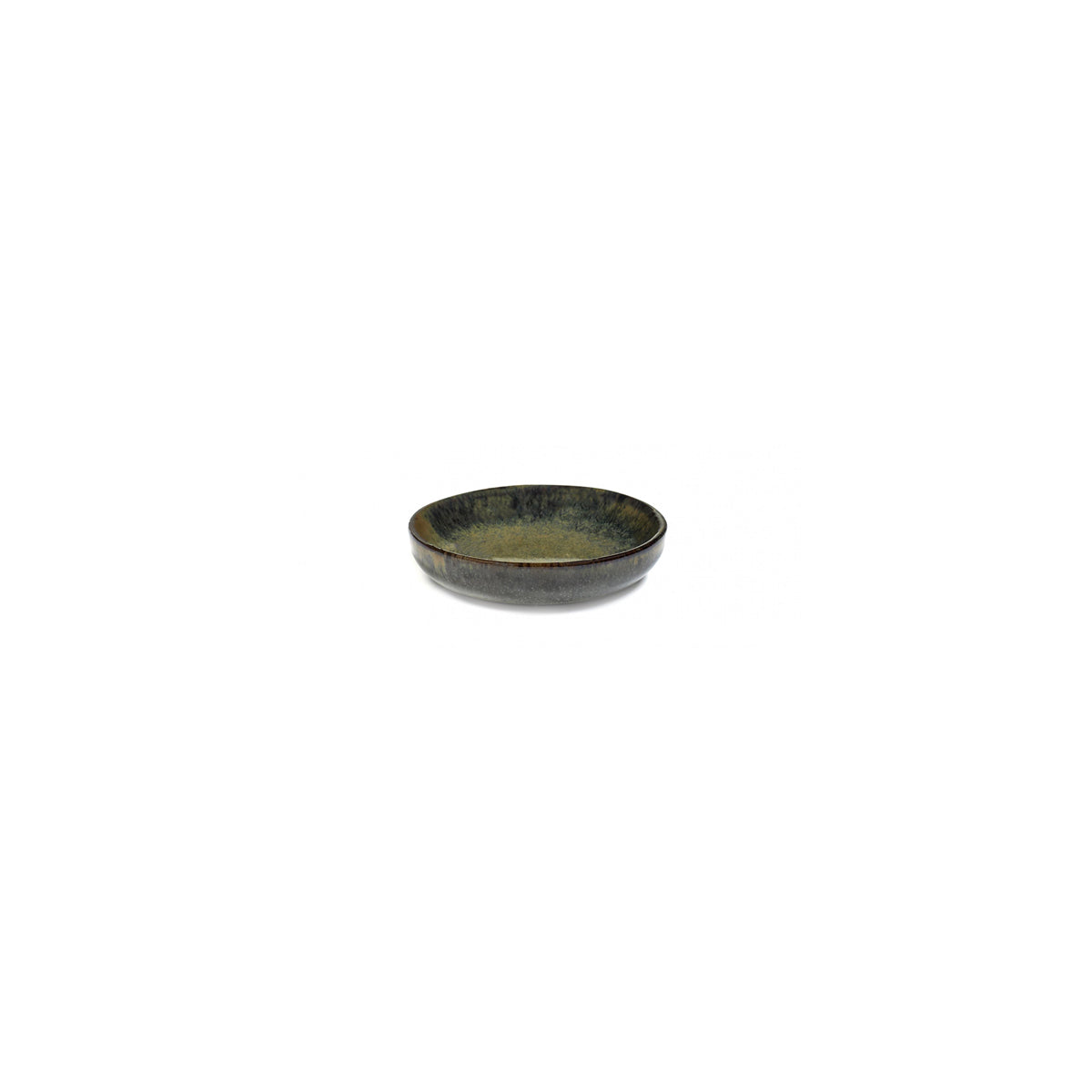 Serax Surface Indi Grey Round Olive / Sauce Dish 90mm