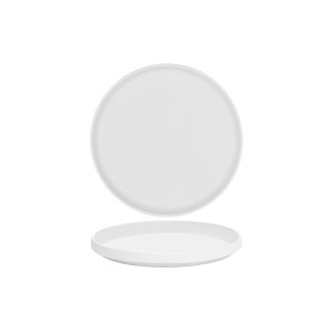 Serax Passe-Partout Matt White Round Low Plate 220mm