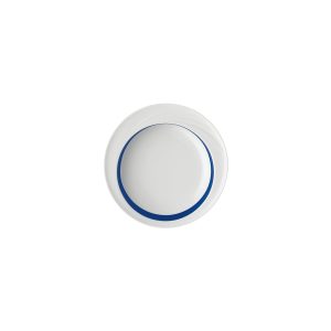Donna Senior Decor Round Comfort Coupe Plate with Dark Blue Wide Band 230mm