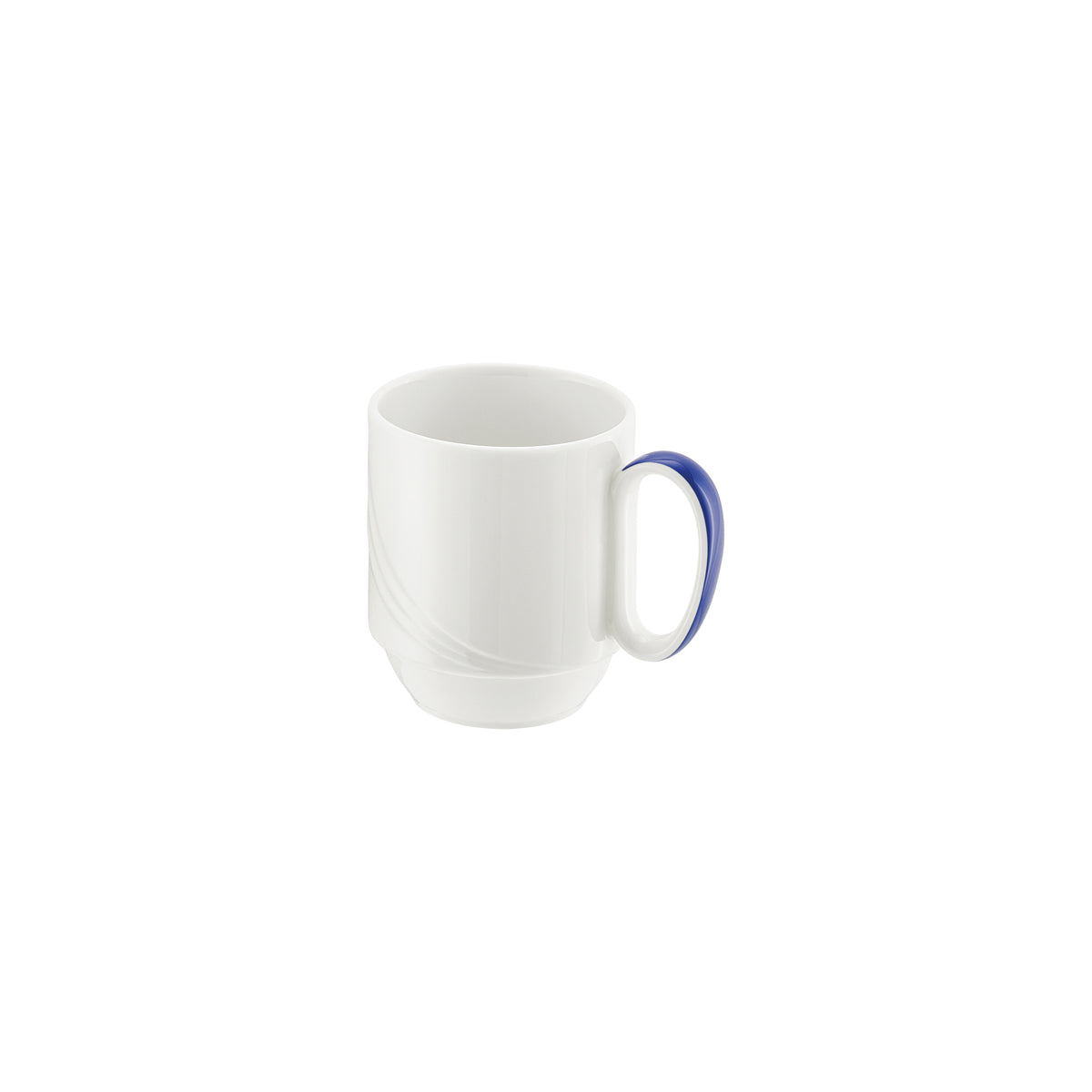 Donna Senior Decor Stackable Mug with Dark Blue Band 280ml