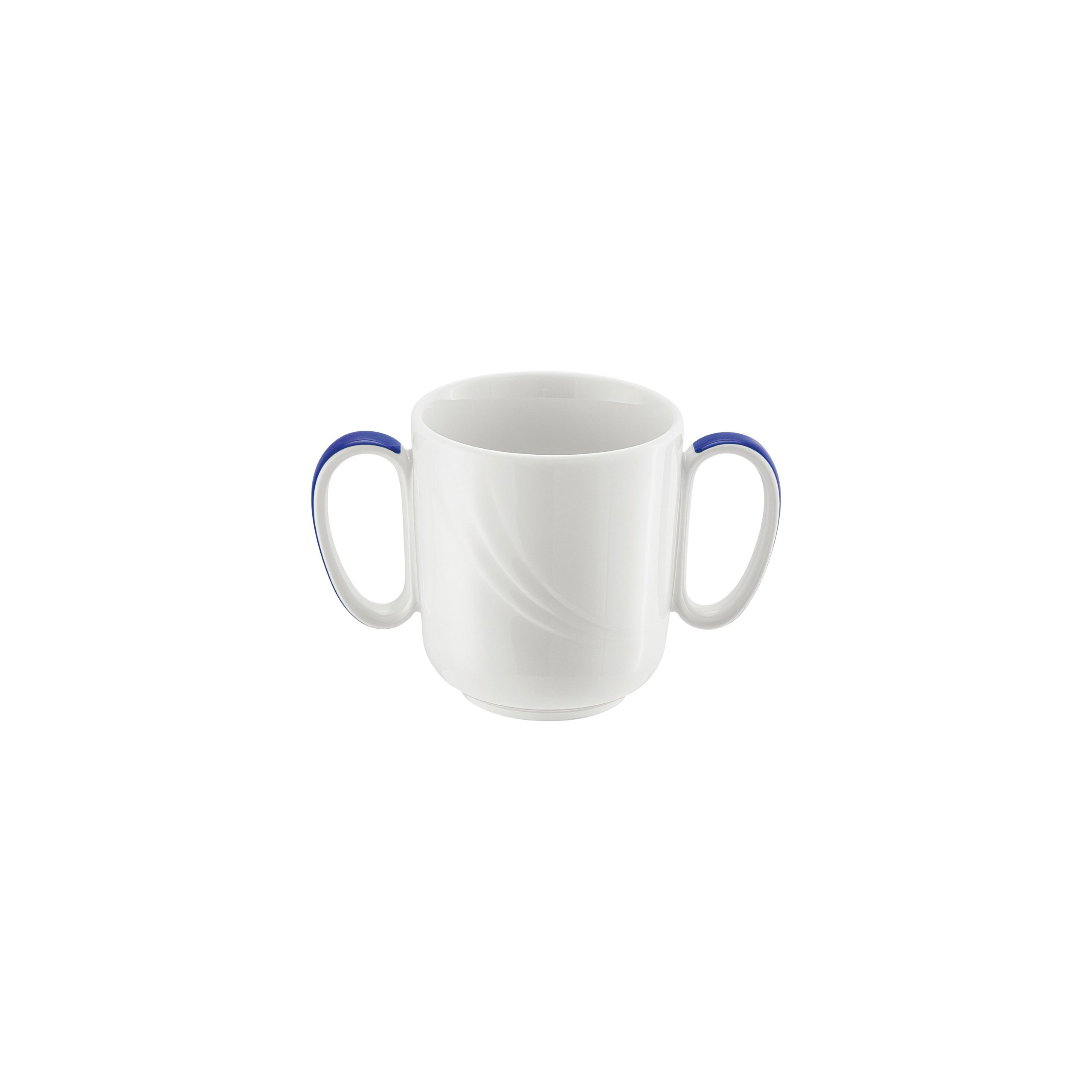 Donna Senior Decor Mug with 2 Handles with Dark Blue Band 300ml