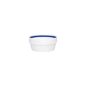Donna Senior Decor Stackable Round Soup Bowl with Dark Blue Band 125x59mm / 470ml