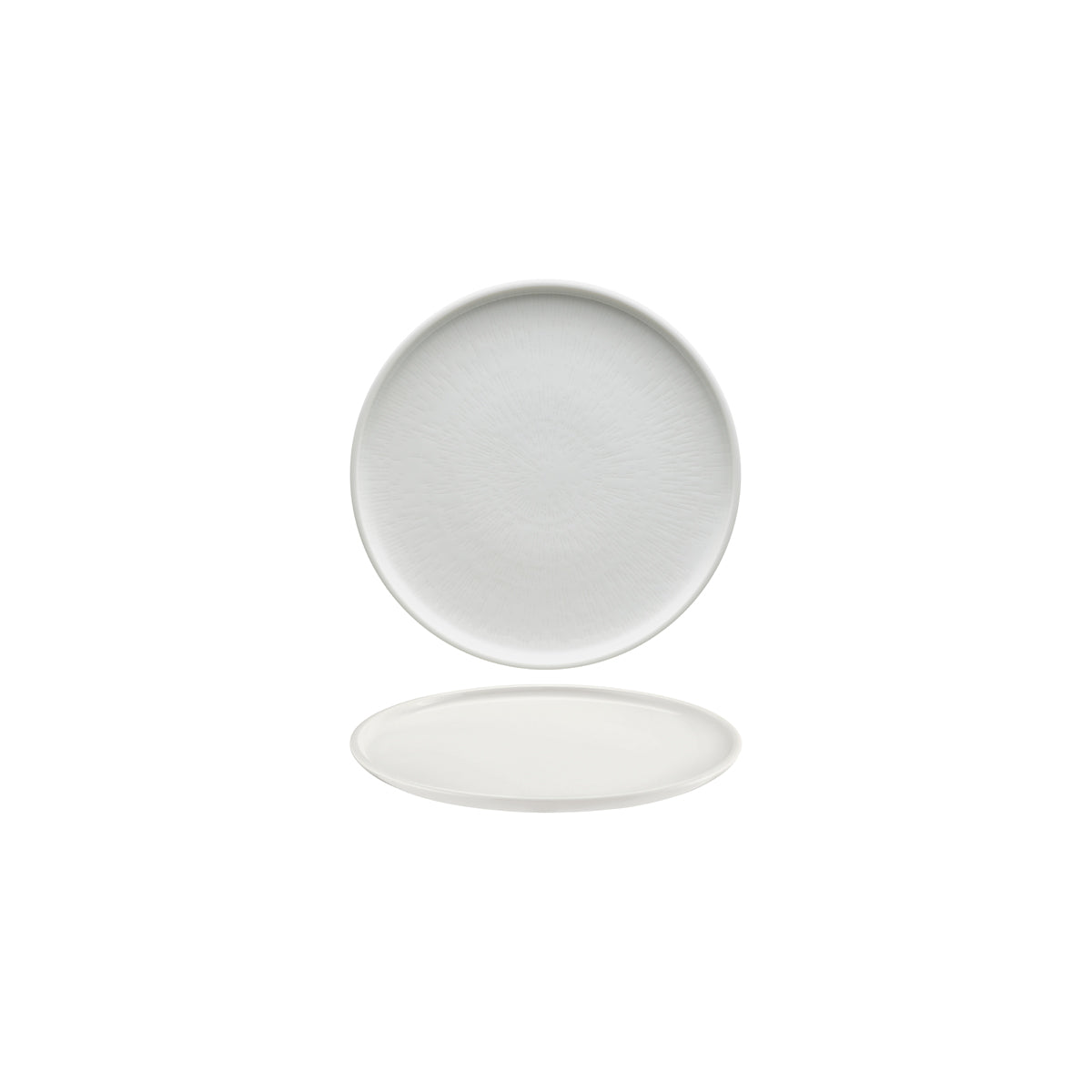 Shiro Round Flat Coupe Plate 170mm With Relief Design