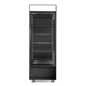 SKB600N-AC 1 Glass Door Display or Storage Fridge, Lit Sign