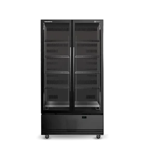 SKB900N-A 2 Glass Door Display or Storage Fridge