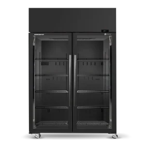 SKT1300N-A 2 Glass Door Display or Storage Fridge