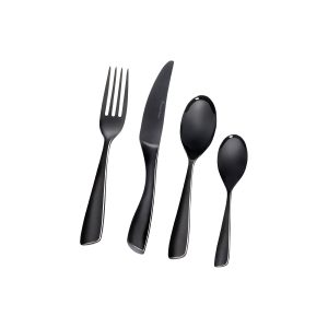 Soho Onyx 24pc Cutlery Set
