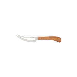 Pistol Grip Slotted Soft Cheese Knife Acacia