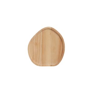 Wooden Serving Platter Round Small
