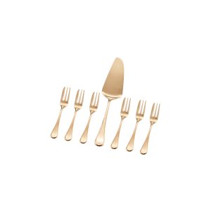 Chelsea Gold Cake Serving 7 Piece Set