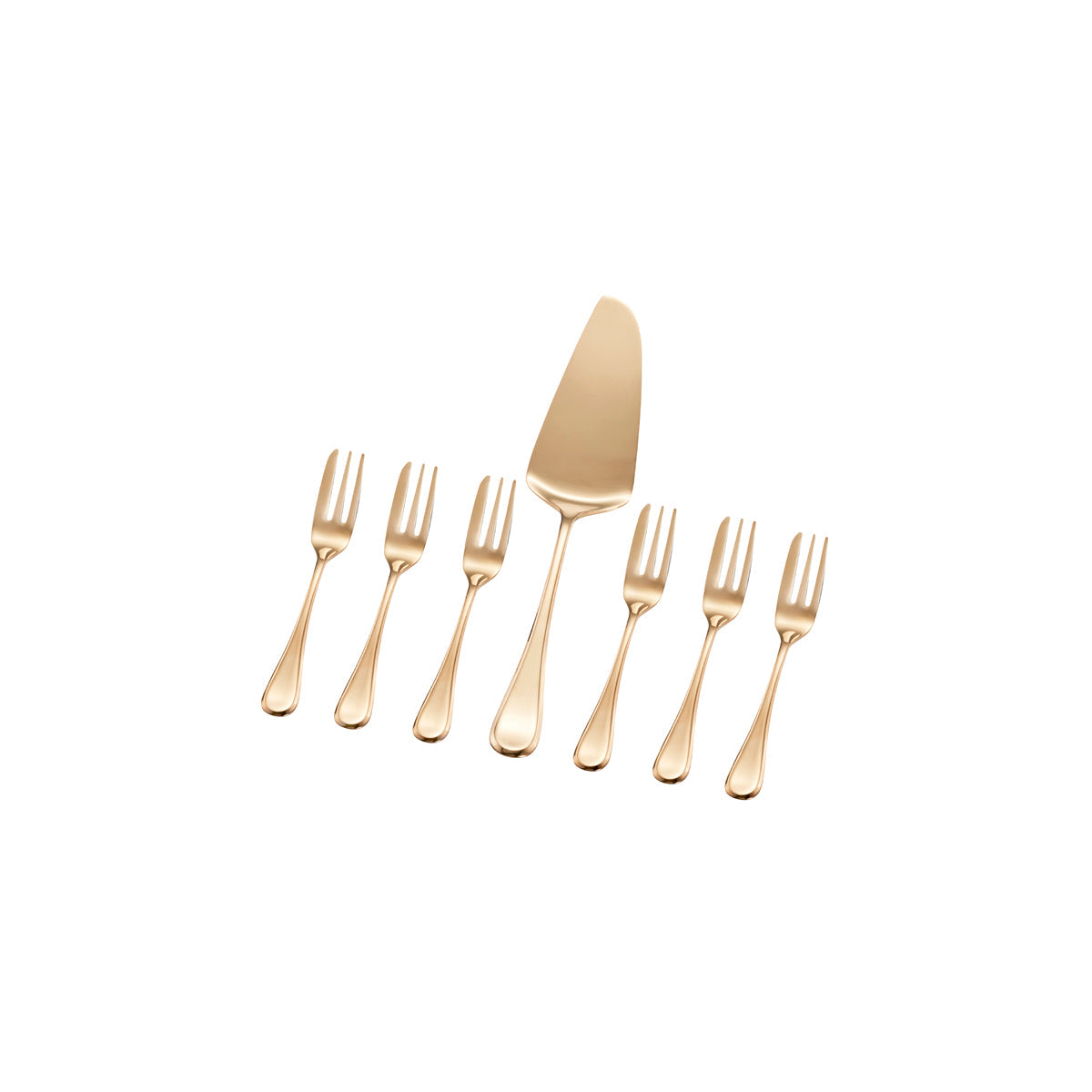 Chelsea Gold Cake Serving 7 Piece Set