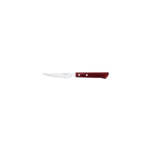 Churrasco Steak Knife Serrated Narrow Blade with Polywood Handle Red 102mm