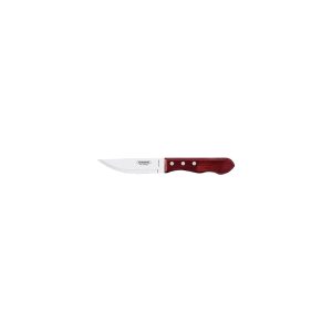 Churrasco Steak Knife Jumbo Serrated Wide Blade with Polywood Handle Red 127mm