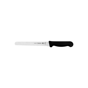 Professional Master Black Handle Bread Knife Serrated 200mm
