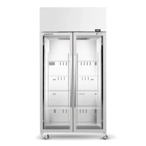 TME1000N-A 2 Glass Door Display or Storage Fridge