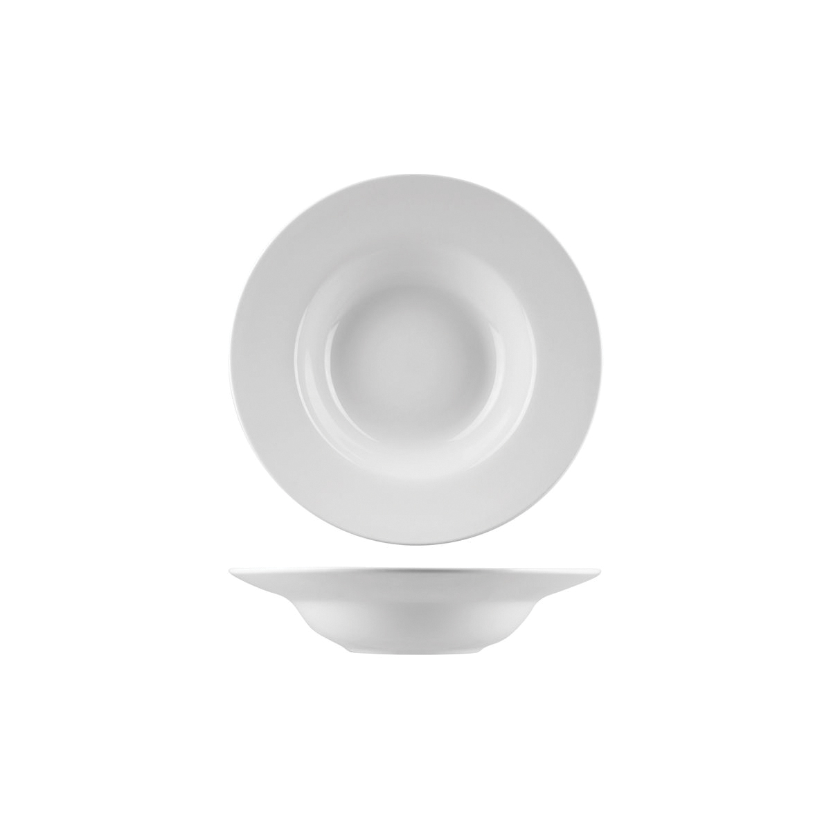 Australian Fine China Flinders Classic Pasta Bowl - Wide Rim