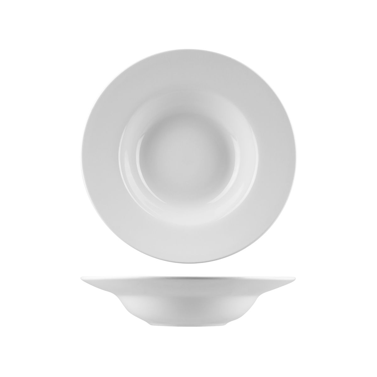 Australian Fine China Flinders Classic Pasta Bowl - Wide Rim