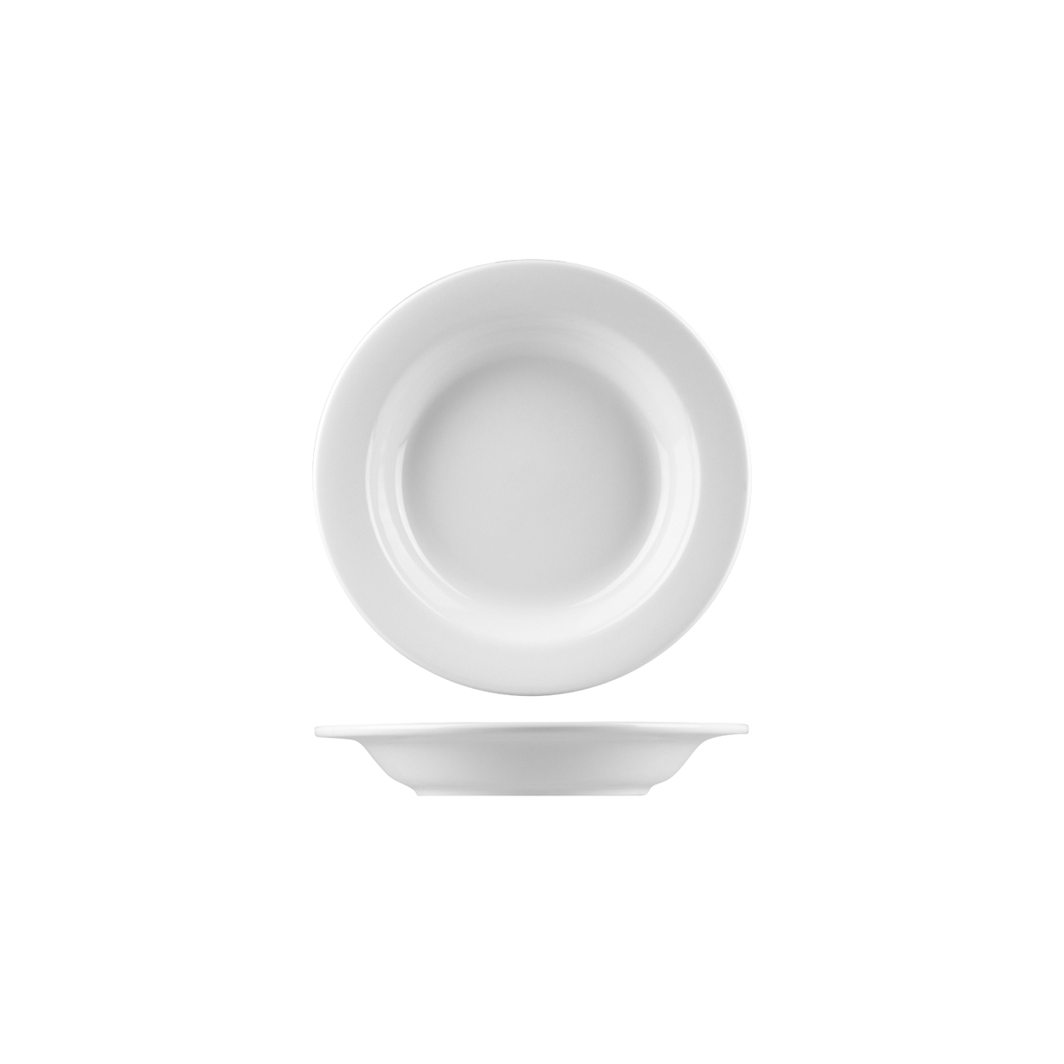 Australian Fine China Flinders Healthcare Round Soup Bowl - Wide Rim