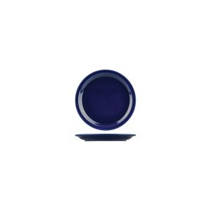 Australian Fine China Flinders Healthcare Blue Savoy Round Plate - Narrow Rim