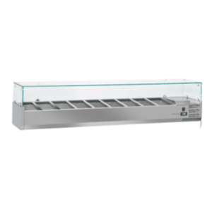 Anvil VRX2000 - 2000mm Glass Refrigerated Ingredient Well
