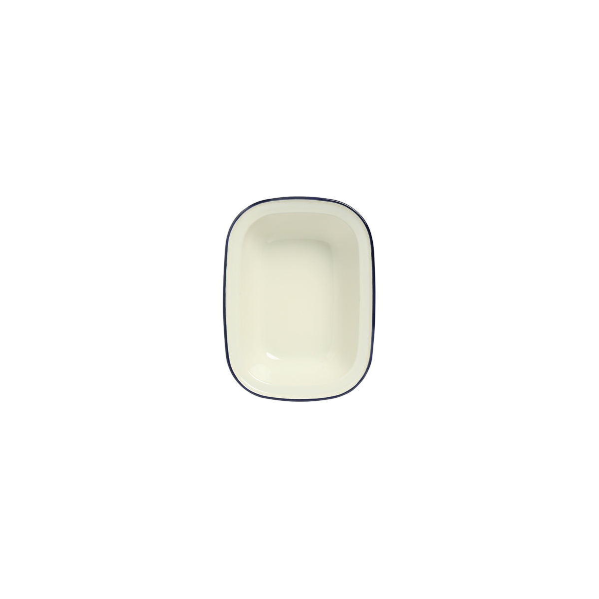 Enamel Oblong Pie Dish Blue 1000ml