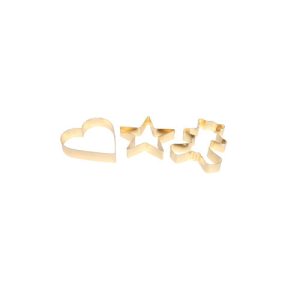 Cookie Cutter Assorted Gold