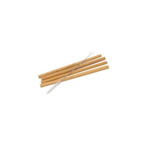 Reuseable Bamboo Straws Pack Of 4