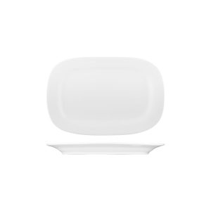 Australian Fine China Flinders Oval Platter - Wide Rim